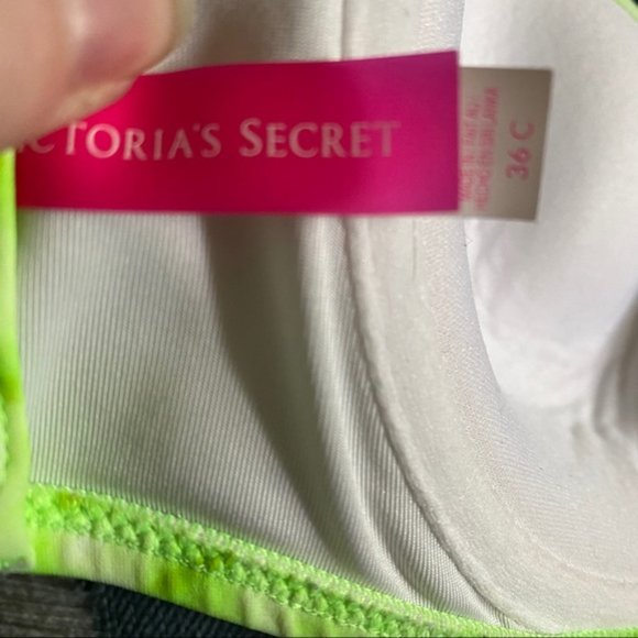 Victoria Secret Strapless green Strappy back Bikini Top size 36C - Picture 6 of 10